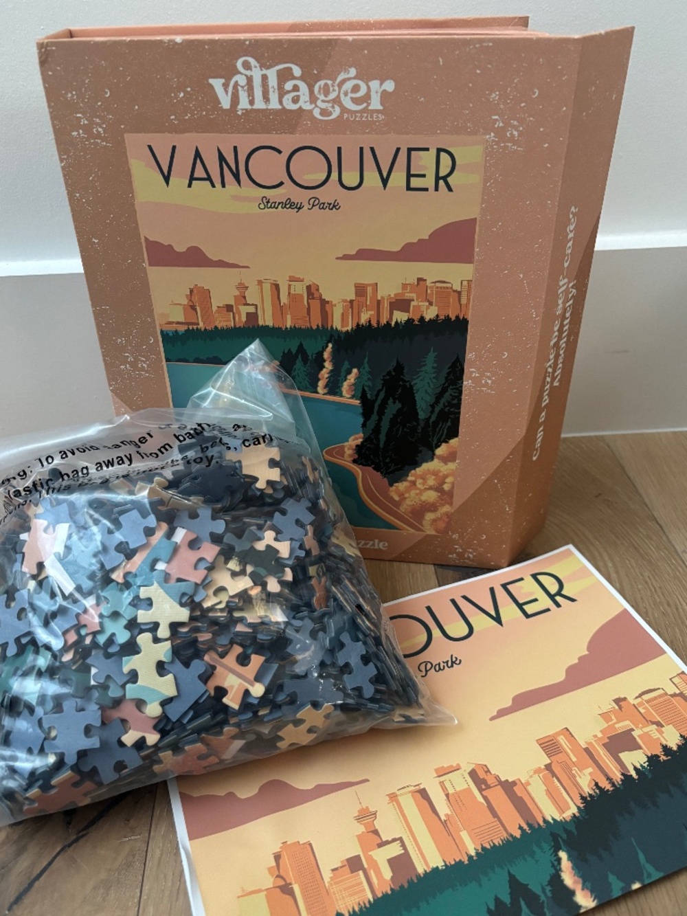Villager Brand  1,000 piece puzzle - Vancouver Sunset